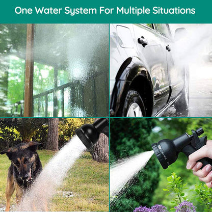 100FT Expandable Garden Hose – No Kink, Leakproof, Lightweight with 8 Spray Modes