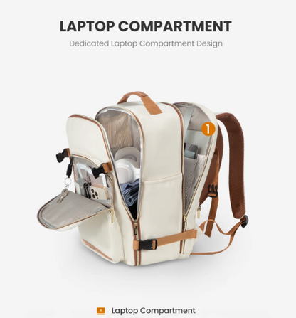 4Pcs, 40/50L Freyja Laptop Travel Backpack, 17" 18"