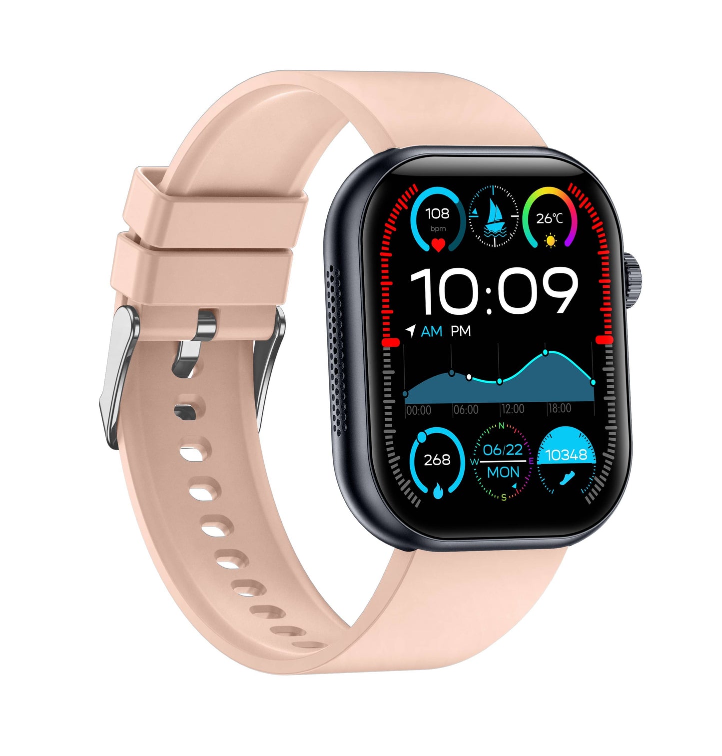 Blood Sugar Monitoring Smart Watch With Blood Pressure ECG/EKG Heart Rate Health Fitness Tracker 2024