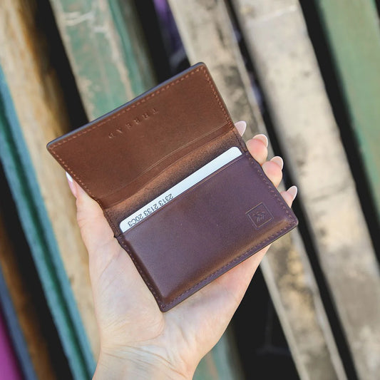 Chocolate - Leather Bifold Wallet