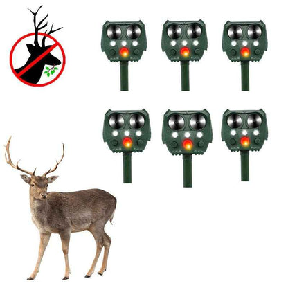 Solar-Powered Ultrasonic Deer Repeller - Protect Your Garden Naturally