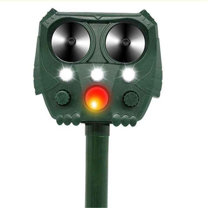 Solar-Powered Ultrasonic Deer Repeller - Protect Your Garden Naturally