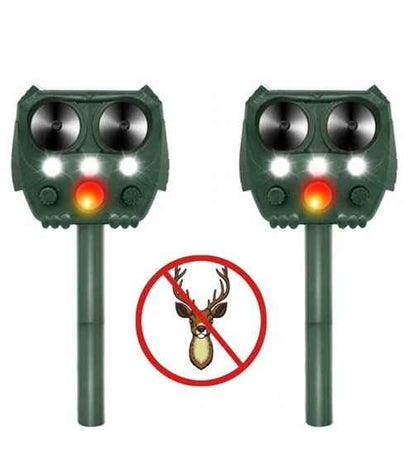 Solar-Powered Ultrasonic Deer Repeller - Protect Your Garden Naturally